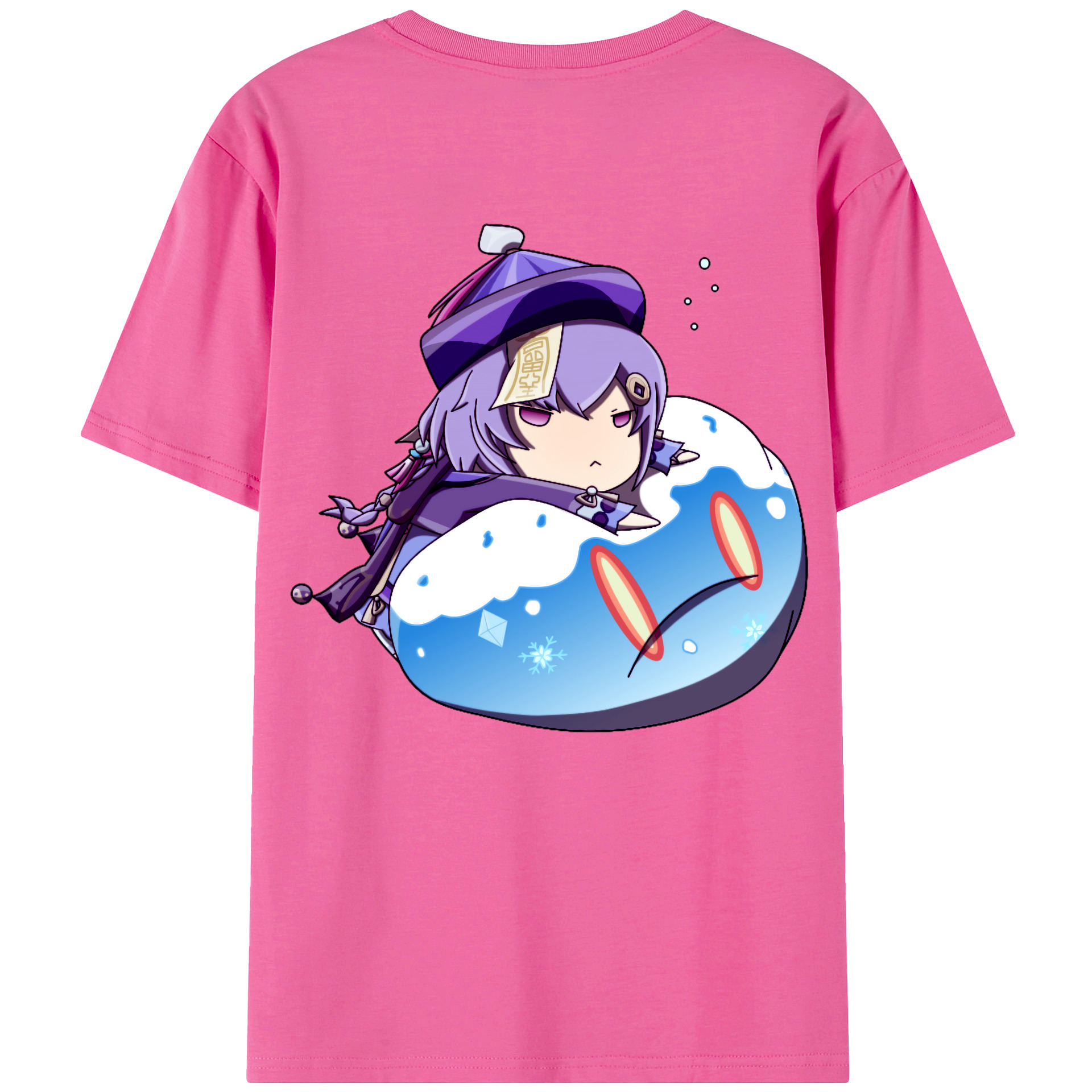 げんし神 七七 なな  genshin Nana レディース半袖Tシャツ(バックプリント)